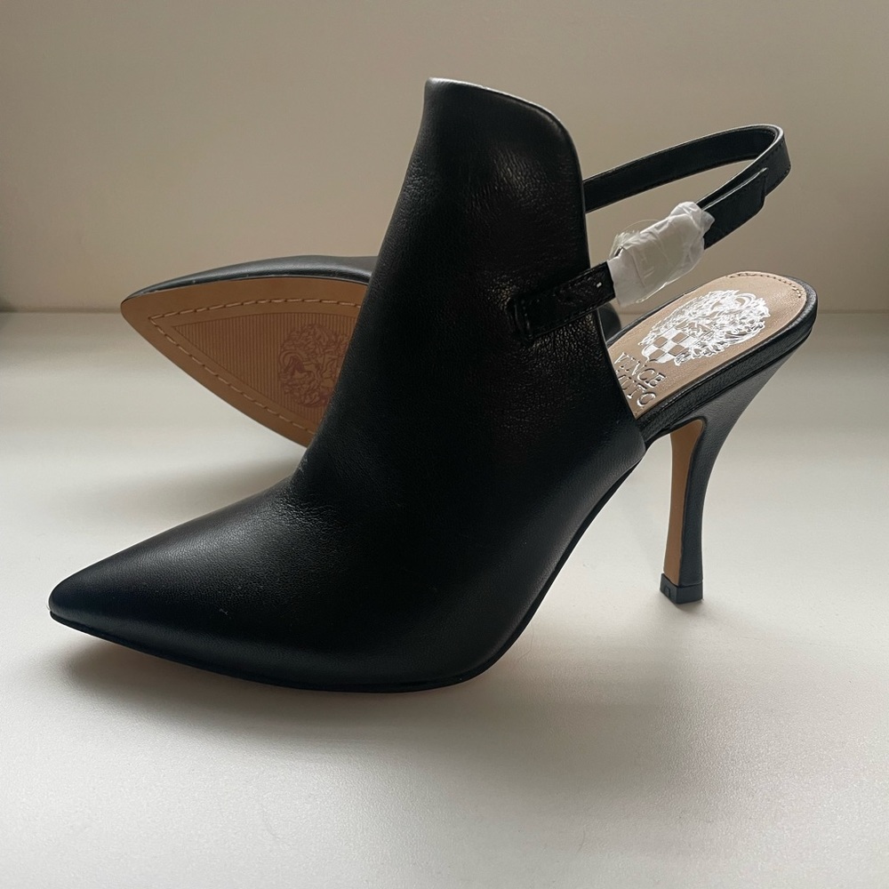 Vince Camuto Black Keveen Slingback Bootie